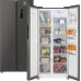 Холодильник Weissgauff WSBS 500 Inverter NoFrost Dark Grey 2-хкамерн. серый стекло инвертер