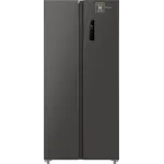 Холодильник Weissgauff WSBS 500 Inverter NoFrost Dark Grey 2-хкамерн. серый стекло инвертер