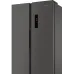 Холодильник Weissgauff WSBS 500 Inverter NoFrost Dark Grey 2-хкамерн. серый стекло инвертер