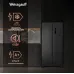 Холодильник Weissgauff WSBS 500 Inverter NoFrost Dark Grey 2-хкамерн. серый стекло инвертер