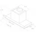 Вытяжка встраиваемая Elica Hidden 2.0 BL MAT/A/52 черный управление: электронное (1 мотор)