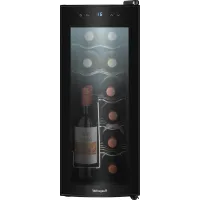 Винный шкаф Weissgauff WWC-12 Bottle 1-нокамерн. черный
