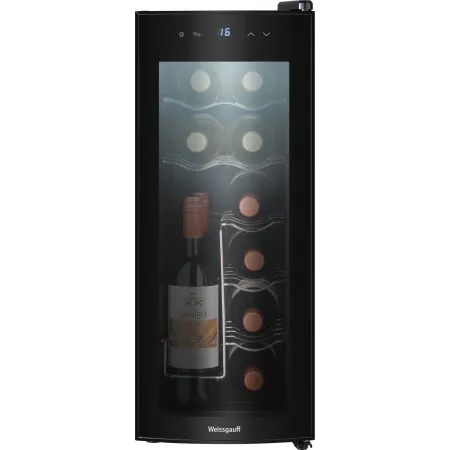 Винный шкаф Weissgauff WWC-12 Bottle 1-нокамерн. черный