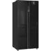Холодильник Weissgauff WSBS 500 Inverter NoFrost 2-хкамерн. черный стекло инвертер