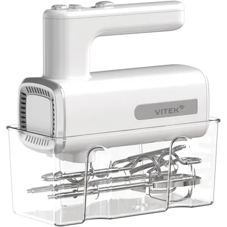 Миксер ручной Vitek VT-HM5005 800Вт белый/серебристый