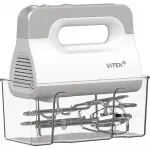 Миксер ручной Vitek VT-HM5001 800Вт белый/серебристый