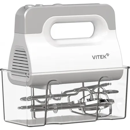 Миксер ручной Vitek VT-HM5001 800Вт белый/серебристый