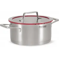 Кастрюля Rondell Verter RDS-2029 2.6л. d=20см (с крышкой) стальной Кастрюля Rondell Verter RDS-2029 2.6л. d=20см (с крышкой) стальной