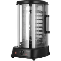 Шашлычница электрическая Kitfort КТ-1411 1500Вт серебристый/черный