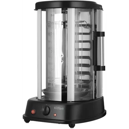 Шашлычница электрическая Kitfort КТ-1411 1500Вт серебристый/черный Шашлычница электрическая Kitfort КТ-1411 1500Вт серебристый/черный