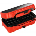 Вафельница Kitfort КТ-4698 1200Вт красный/черный