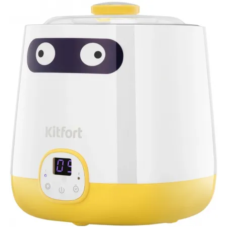 Йогуртница Kitfort КТ-6407 20Вт 1б. 1000мл упр.:электрон. желтый/белый Йогуртница Kitfort КТ-6407 20Вт 1б. 1000мл упр.:электрон. желтый/белый