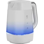 Чайник электрический Vitek VT-WK1058 1.7л. 2200Вт белый корпус: стекло/пластик