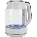 Чайник электрический Vitek VT-WK1059 1.7л. 2200Вт белый корпус: стекло/пластик