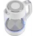 Чайник электрический Vitek VT-WK1059 1.7л. 2200Вт белый корпус: стекло/пластик