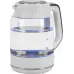 Чайник электрический Vitek VT-WK1059 1.7л. 2200Вт белый корпус: стекло/пластик