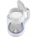 Чайник электрический Vitek VT-WK1059 1.7л. 2200Вт белый корпус: стекло/пластик