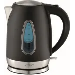 Чайник электрический Vitek VT-WK1065 1.7л. 2000Вт черный/серебристый корпус: металл