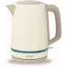 Чайник электрический Vitek VT-WK1066 1.7л. 2200Вт бежевый/коричневый корпус: металл/пластик