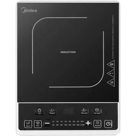 Плита Индукционная Midea MC-IN2101 черный (настольная) Плита Индукционная Midea MC-IN2101 черный (настольная)