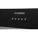 Вытяжка встраиваемая Hyundai HBB 6030 BK черный управление: кнопочное (1 мотор)