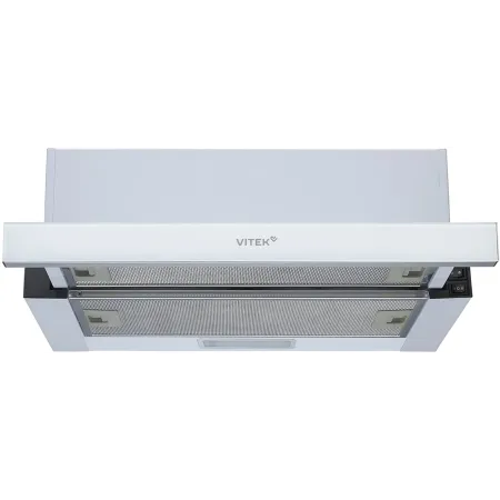 Вытяжка встраиваемая Vitek VT-TH 6020 W белый управление: кулисные переключатели (1 мотор)