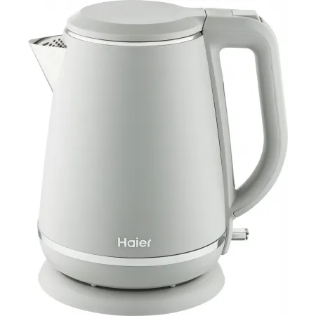 Чайник электрический Haier HK-502 1.5л. 3000Вт серый корпус: нерж.сталь/пластик (TD0029960RU)