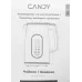 Чайник электрический Candy CK-400 1.7л. 2200Вт черный корпус: нерж.сталь/пластик (FM04WKM00RU)