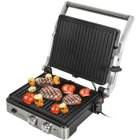 Электрогриль Supra GS-7620 2000Вт черный/серебристый Электрогриль Supra GS-7620 2000Вт черный/серебристый