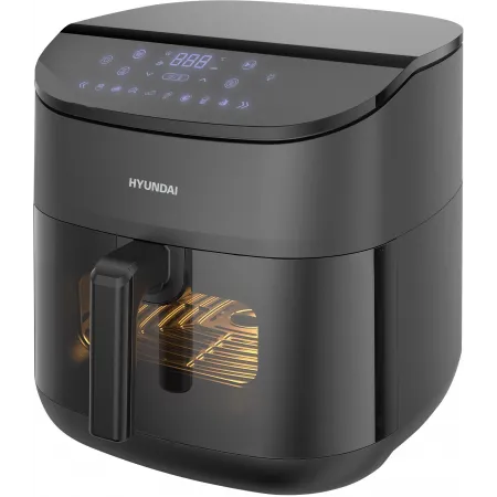 Аэрогриль Hyundai HYF-5457 3000Вт черный/черный