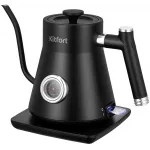 Чайник электрический Kitfort КТ-6760 0.8л. 1200Вт черный корпус: нерж.сталь/пластик Чайник электрический Kitfort КТ-6760 0.8л. 1200Вт черный корпус: нерж.сталь/пластик