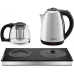 Чайный набор Kitfort КТ-6779 1.8л. 1500Вт черный/нержавеющая сталь корпус: Металл/стекло/пластик