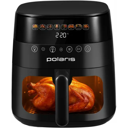 Аэрогриль Polaris PAF 6003W 6л 1800Вт черный (026984)