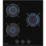 Газовая варочная поверхность Weissgauff HG 453 BGV черный