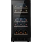 Винный шкаф Weissgauff WWCI-26 DB DualZone 1-нокамерн. черный глянц. (438724)