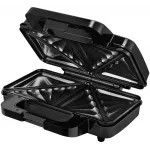 Сэндвичница Kitfort КТ-4623 1000Вт черный/серебристый