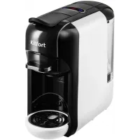 Кофемашина Kitfort КТ-7546 1450Вт белый/черный