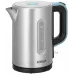 Чайник электрический Kitfort КТ-8703 1.7л. 2200Вт нержавеющая сталь/черный корпус: нерж.сталь/пластик Чайник электрический Kitfort КТ-8703 1.7л. 2200Вт нержавеющая сталь/черный корпус: нерж.сталь/пластик