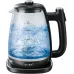 Чайник электрический Vitek VT-WK1074 1.7л. 1800Вт черный корпус: стекло Чайник электрический Vitek VT-WK1074 1.7л. 1800Вт черный корпус: стекло