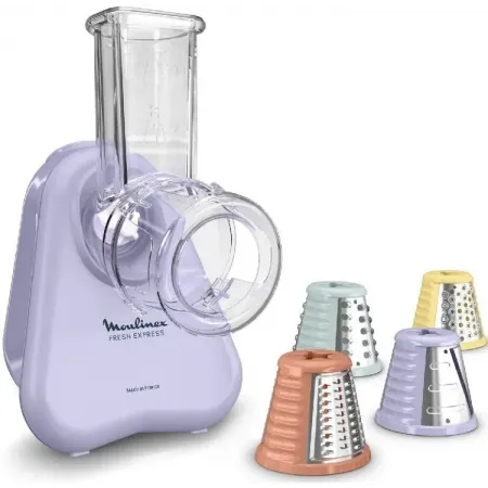 Универсальная резка Moulinex DK8546E0 150Вт (нарезка до 5мм) лиловый/белый