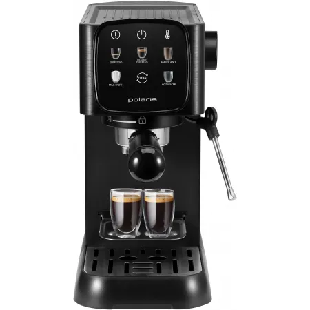 Кофеварка рожковая Polaris PCM 1551E Adore Crema 1500Вт черный