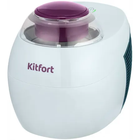 Мороженица Kitfort КТ-1842 60Вт 500мл. белый/фиолетовый
