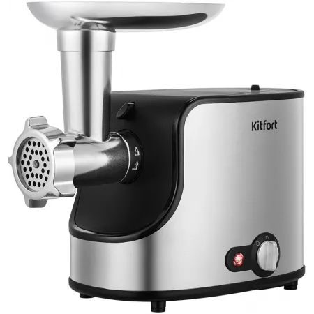 Мясорубка Kitfort КТ-2133 1360Вт нержавеющая сталь/черный