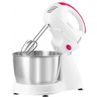 Миксер стационарный Kitfort КТ-3485 250Вт белый/розовый