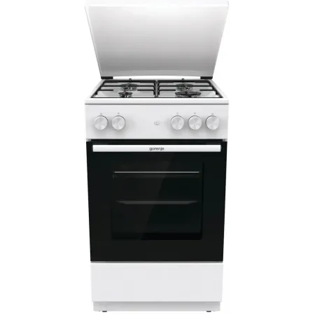 Плита Газовая Gorenje GG5A14WJ белый (металлическая крышка) реш.сталь