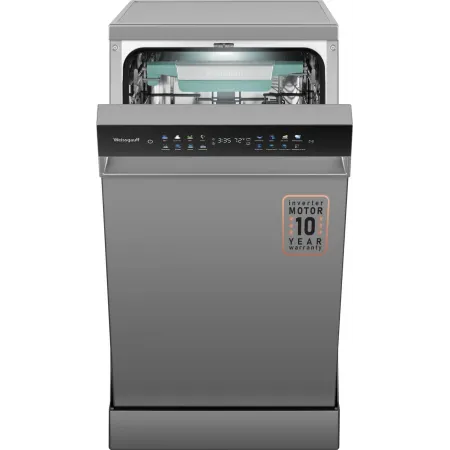 Посудомоечная машина Weissgauff DW 4539 Inverter Touch AutoOpen Inox серебристый (узкая) инвертор