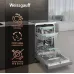 Посудомоечная машина Weissgauff DW 4539 Inverter Touch AutoOpen Inox серебристый (узкая) инвертор