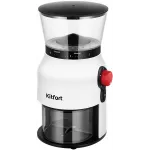 Кофемолка Kitfort КТ-7566 150Вт сист.помол.:жернова вместим.:180гр белый/черный