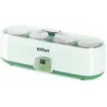 Йогуртница Kitfort КТ-6039 20Вт 8б. 180мл упр.:электрон. зеленый Йогуртница Kitfort КТ-6039 20Вт 8б. 180мл упр.:электрон. зеленый