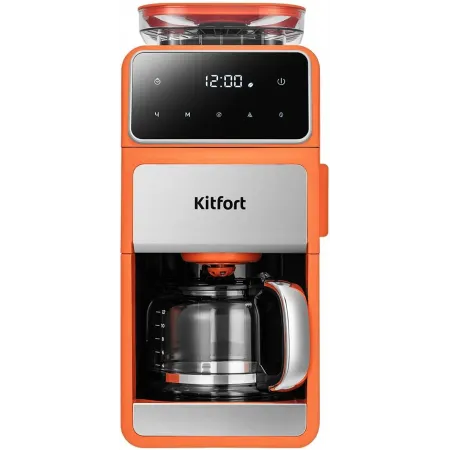 Кофеварка капельная Kitfort КТ-7622 1050Вт оранжевый/черный